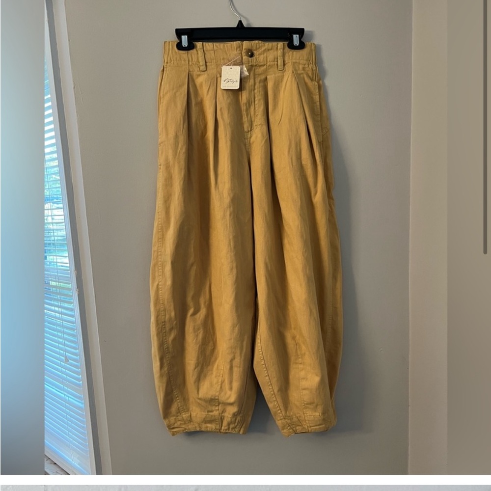 Free People Mustard Pants - NWT